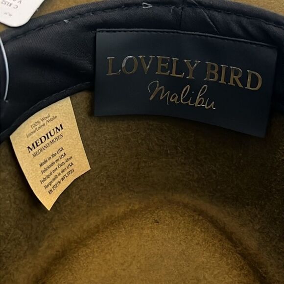 New Free People Montana Turquoise Wrap Felt Hat M - Picture 6 of 11